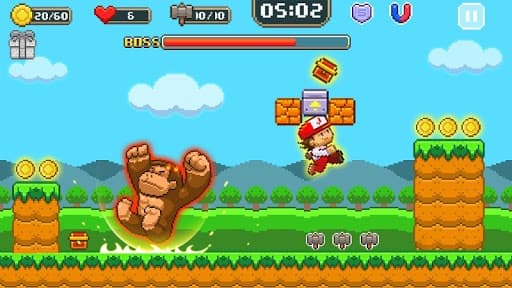 Super Jim Jump - pixel 3d screenshot 3