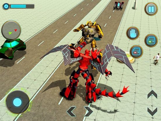 Incredible Dragon Robot 3D screenshot 2