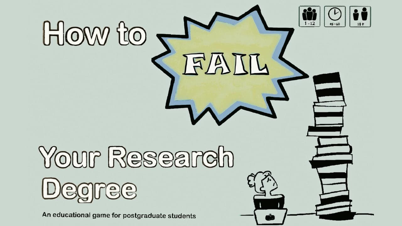 how to fail your research degree (walkerrrrrr)