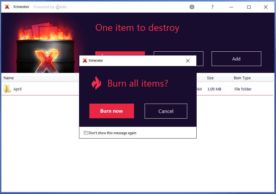 Xcinerator screenshot 6