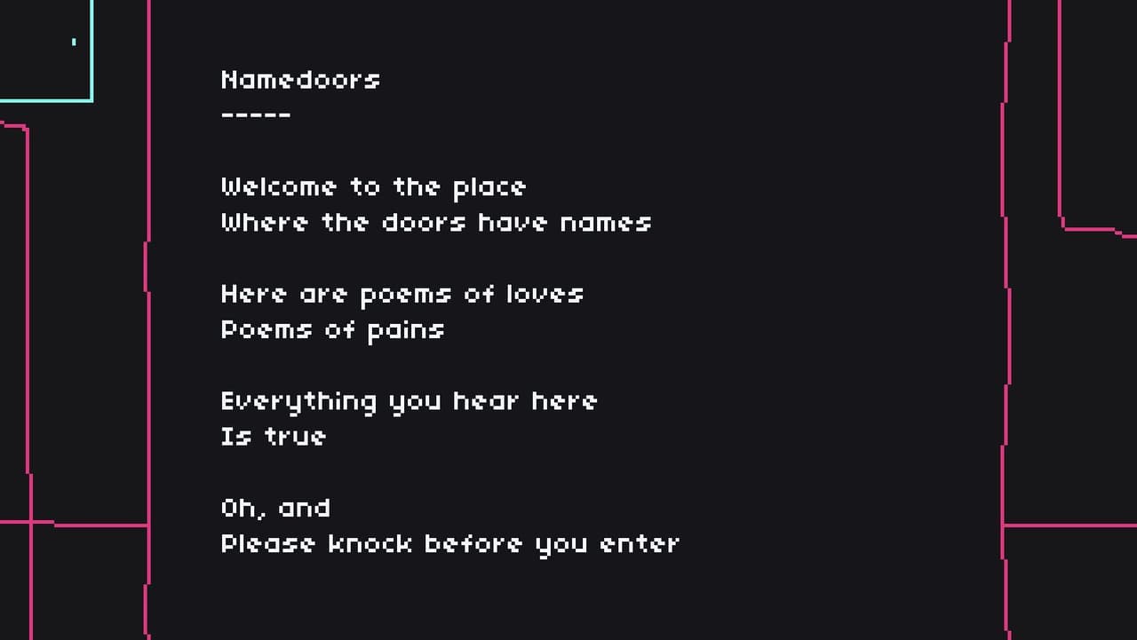 Namedoors, and other poems screenshot 2