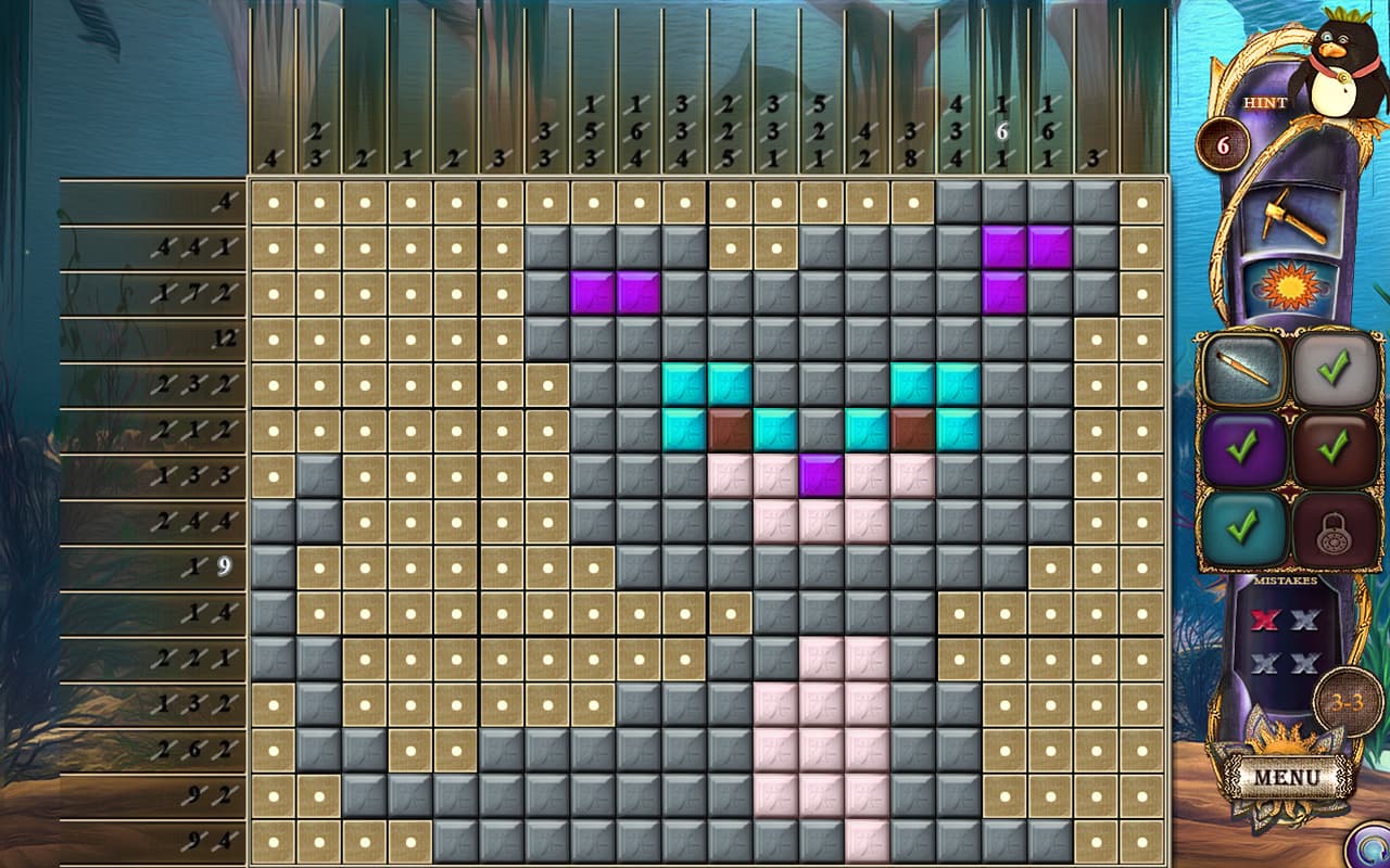 Fantasy Mosaics 17: New Palette screenshot 5