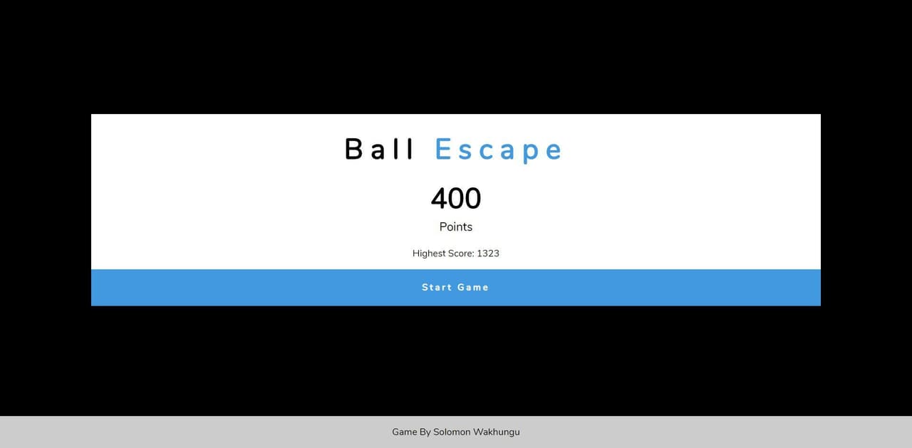 Ball Escape (itch) (solomonwakhungu) screenshot 4