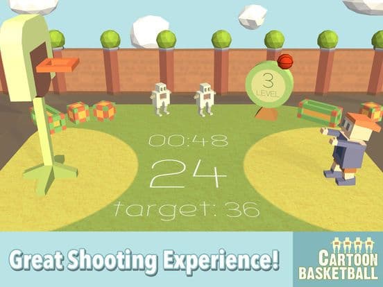 Cartoon Basketball screenshot 2