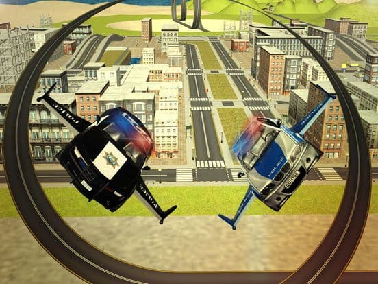 Flying Real police car driver simulator screenshot 3