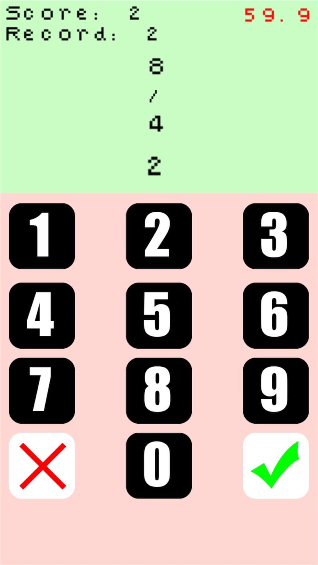 Math IQ test screenshot 4