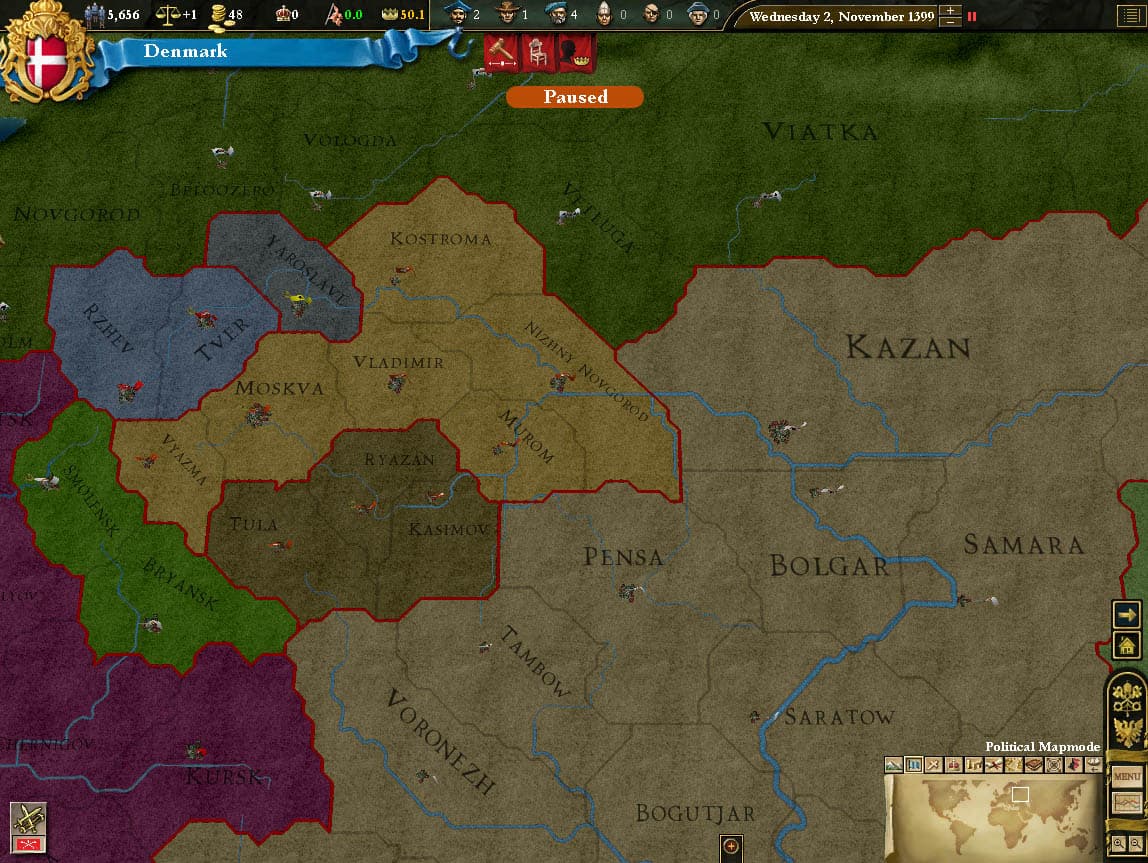 Europa Universalis III: Heir to the Throne screenshot 6