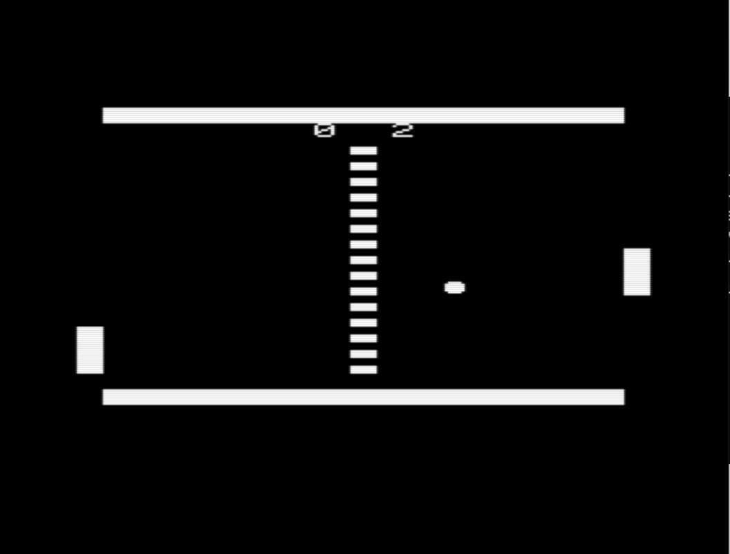Press-Fire-Pong! - VIC 20 - by Alberto Sgaggero screenshot 2