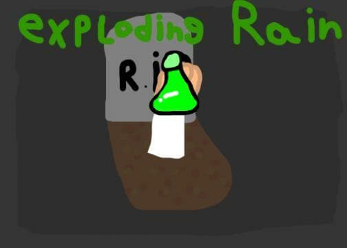 exploding rain