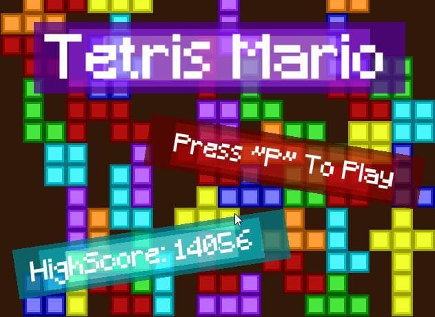 Tetris Mario screenshot 2