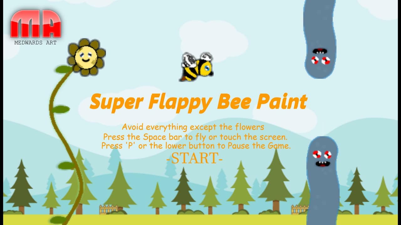 Super Flappy Bee Paint screenshot 3