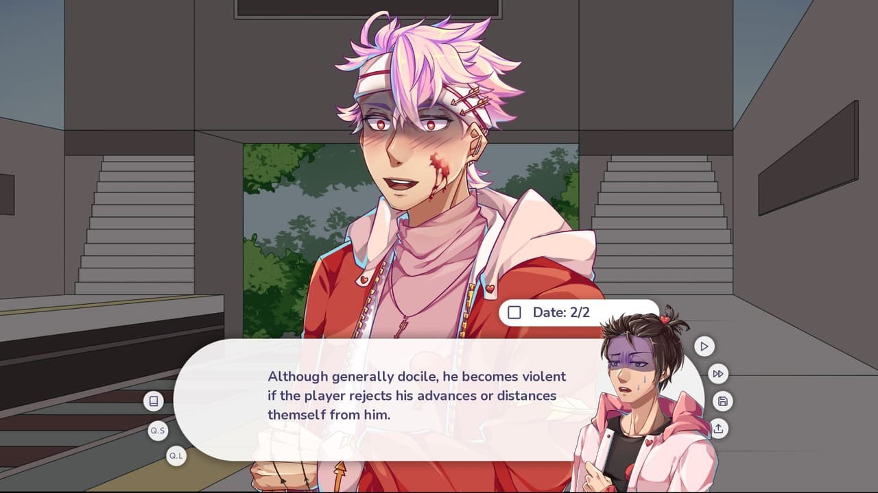 [DEMO] Stuck in a Yandere Visual Novel... HELP!! screenshot 4