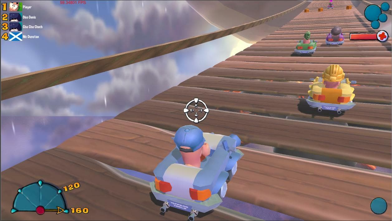 Worms 4 Racing (Alpha 0.3) screenshot 4