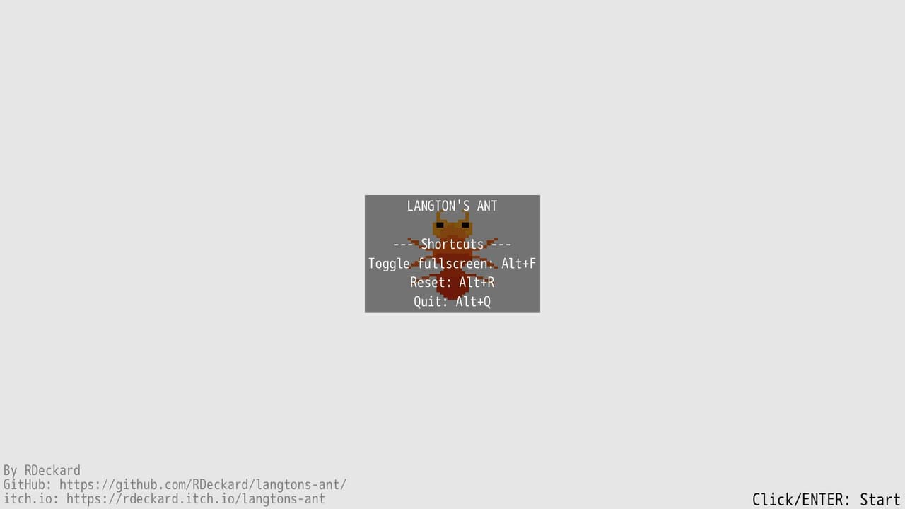 Langtons Ant (itch) (RDeckard) screenshot 2
