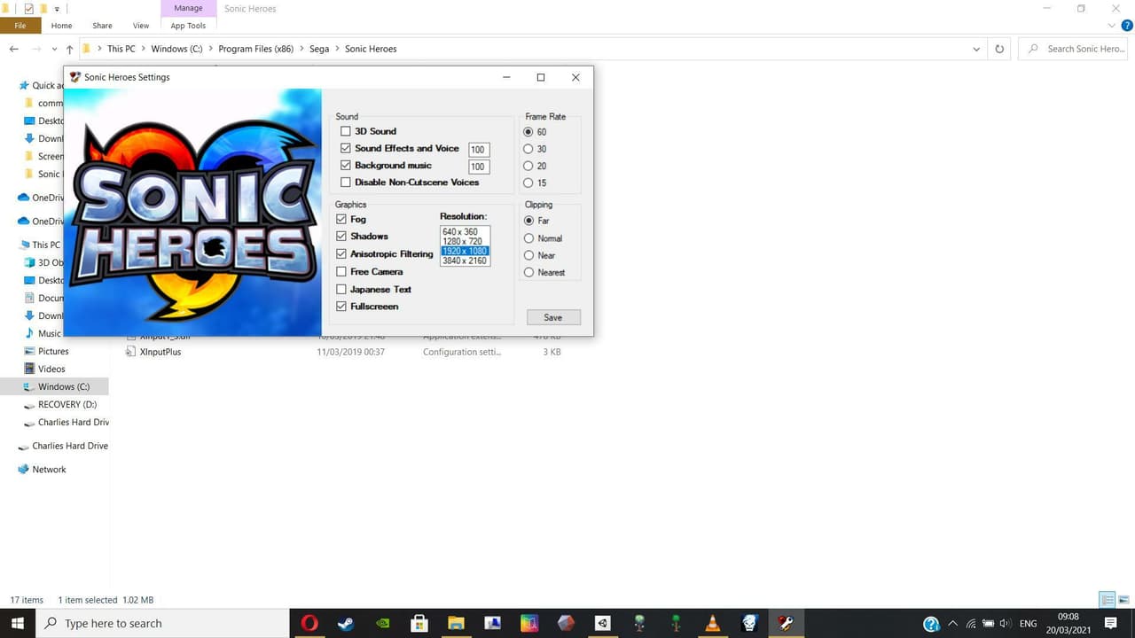 Sonic Heroes Windows 10 Edition