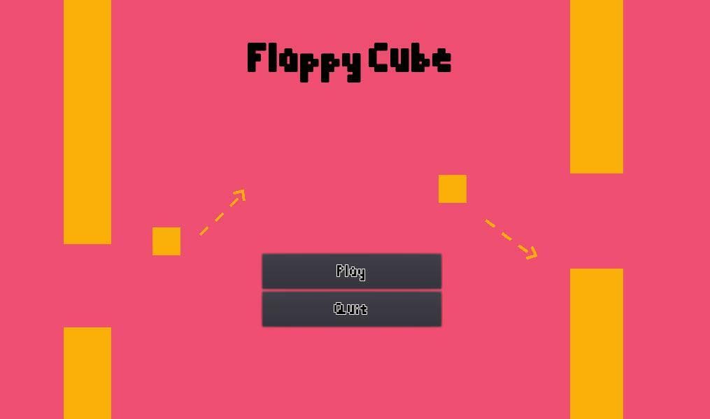FlappyCube screenshot 2