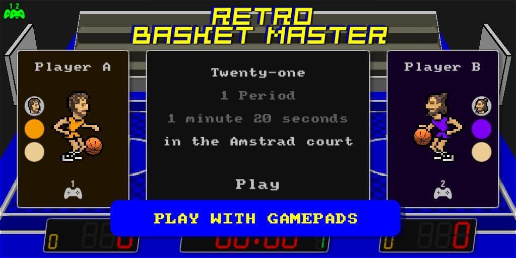 Retro Basket Master screenshot 2