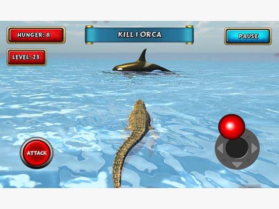 Crocodile Sim Beach Hunt