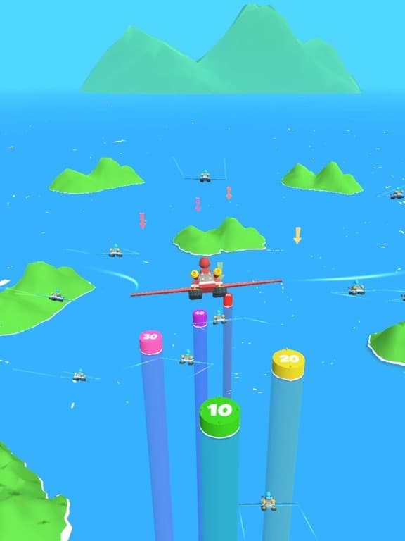 Glide Race 3D screenshot 5