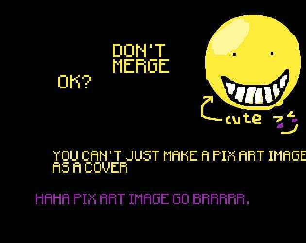 Dont Merge ok?