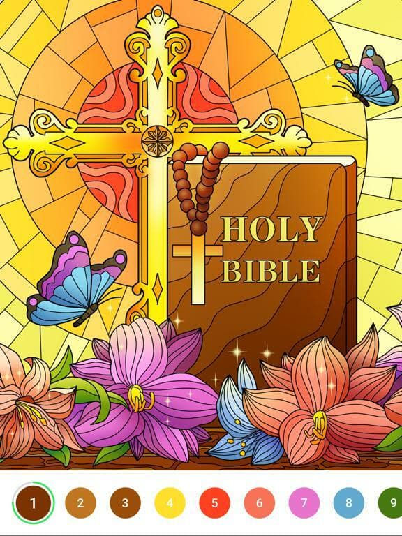 Bible Color - Paint by Number screenshot 3