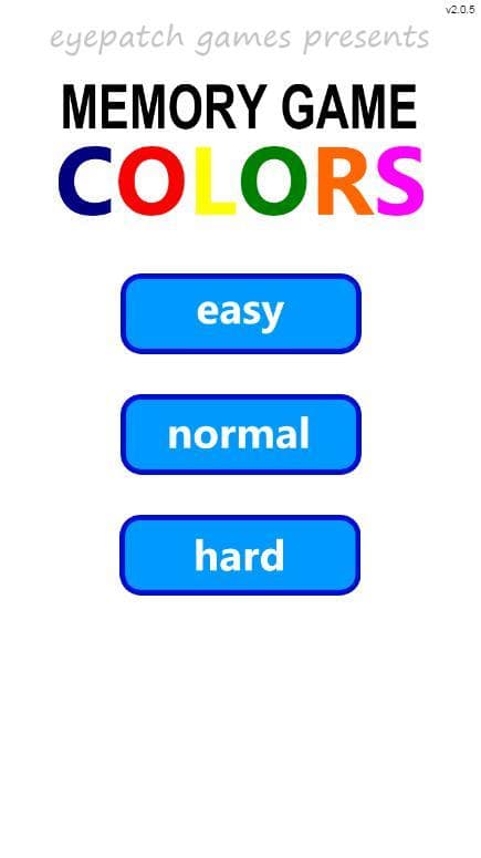 Memory Game - Colors! FREE screenshot 2