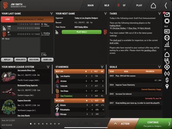 OOTP Baseball Go 24 screenshot 4