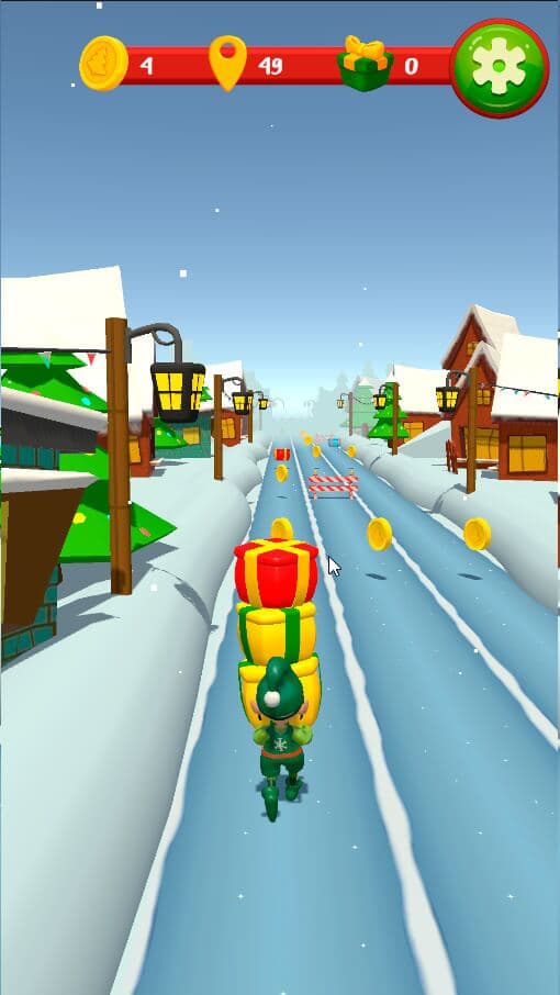Running Santa Helper (Snnagor) screenshot 4
