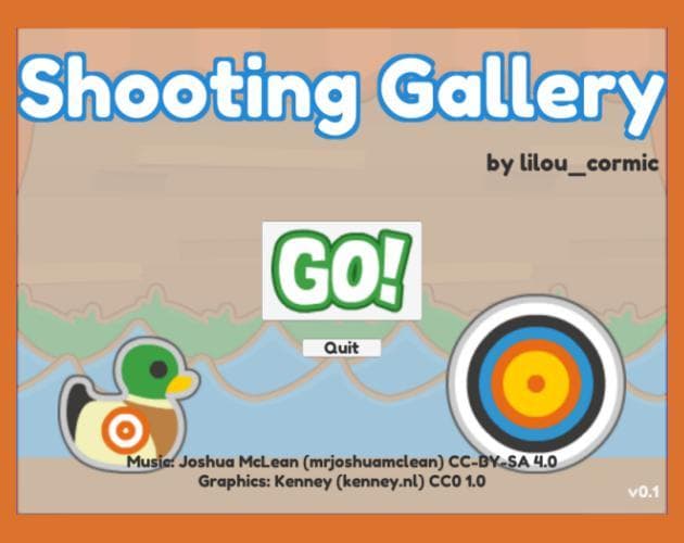 Shooting Gallery (itch) (lilou_cormic) screenshot 2