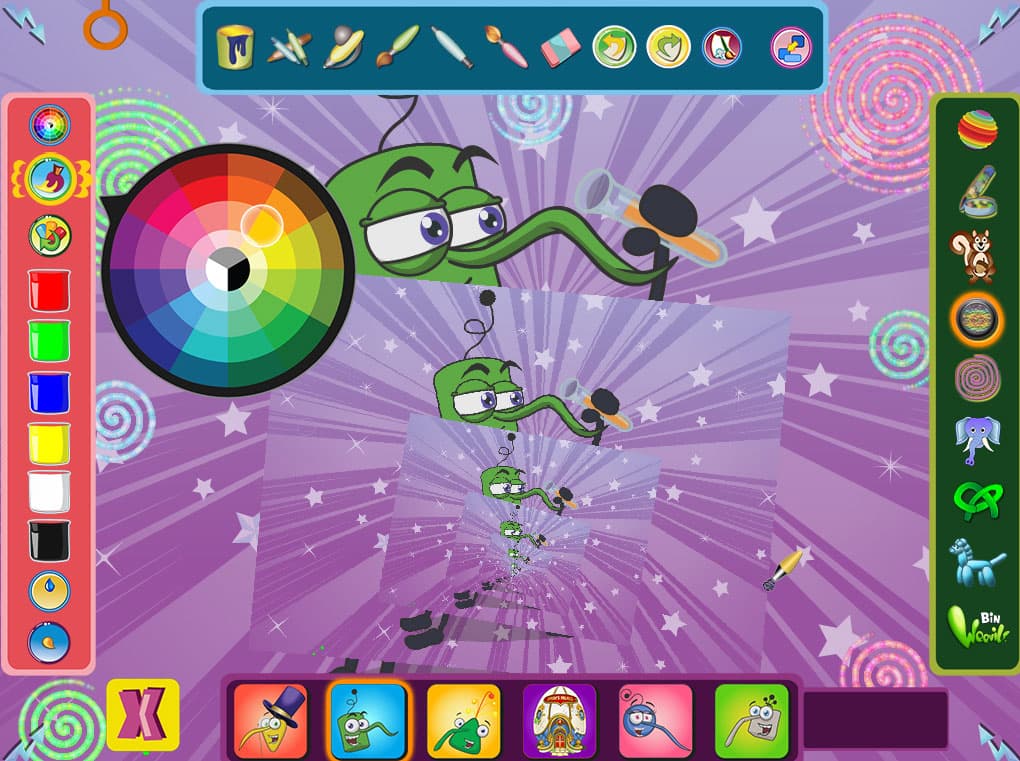 Bin Weevils Arty Arcade screenshot 3