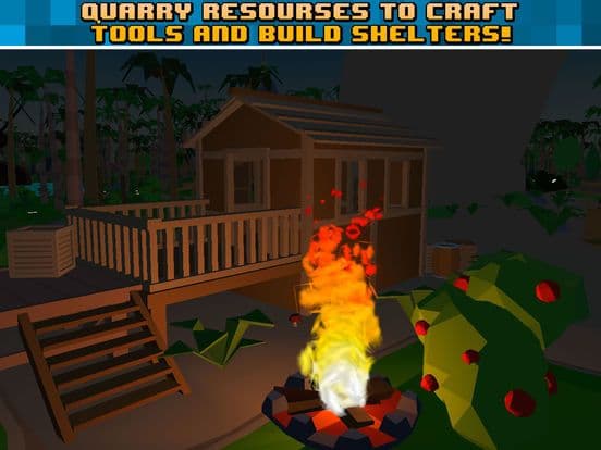 Pixel Pirate Island Survival Simulator 3D screenshot 3