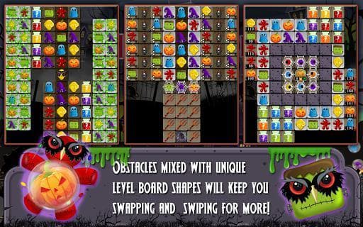 Halloween Drops 4 - Match three puzzle screenshot 4