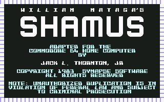 Shamus (1982) screenshot 6