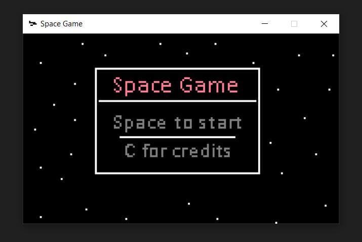 Space Game (Python) screenshot 2