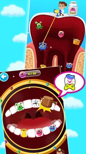 Crazy dentist games with surgery and braces