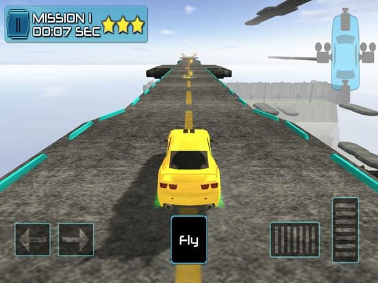 3D Flying Car Parking Simulator: eXtreme Racing, Driving and Flight Game Free screenshot 3