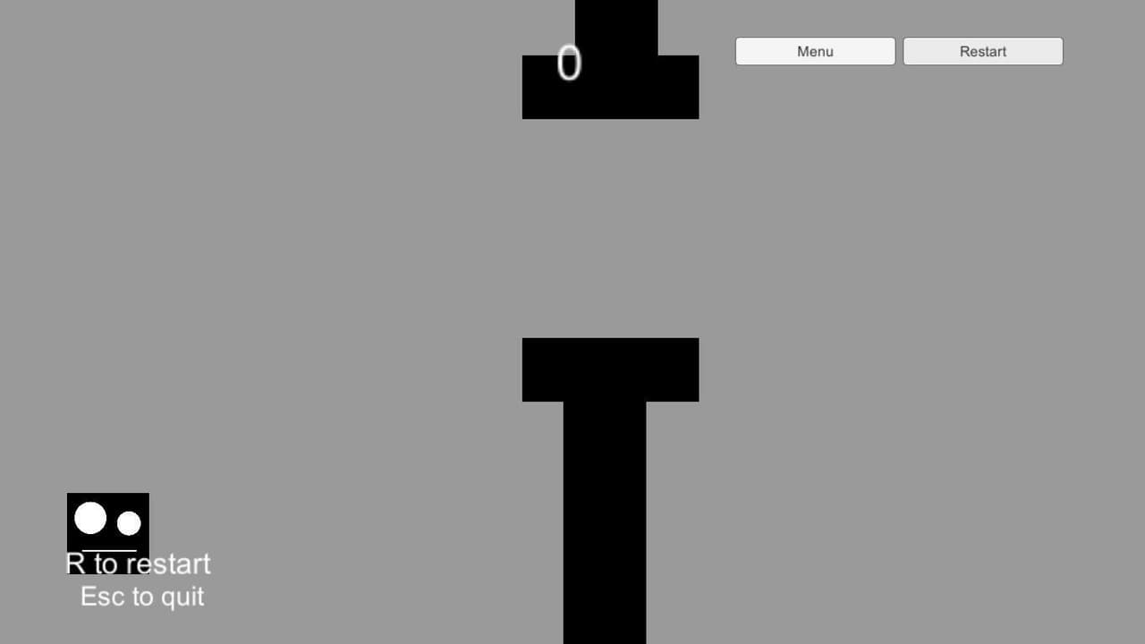 Flappy Cube: The Dark Edition screenshot 2