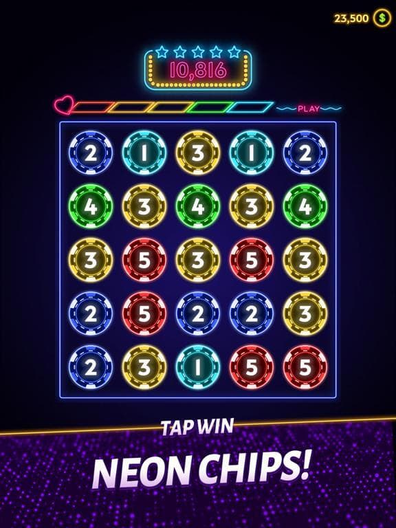 Tap Chips Neon screenshot 2