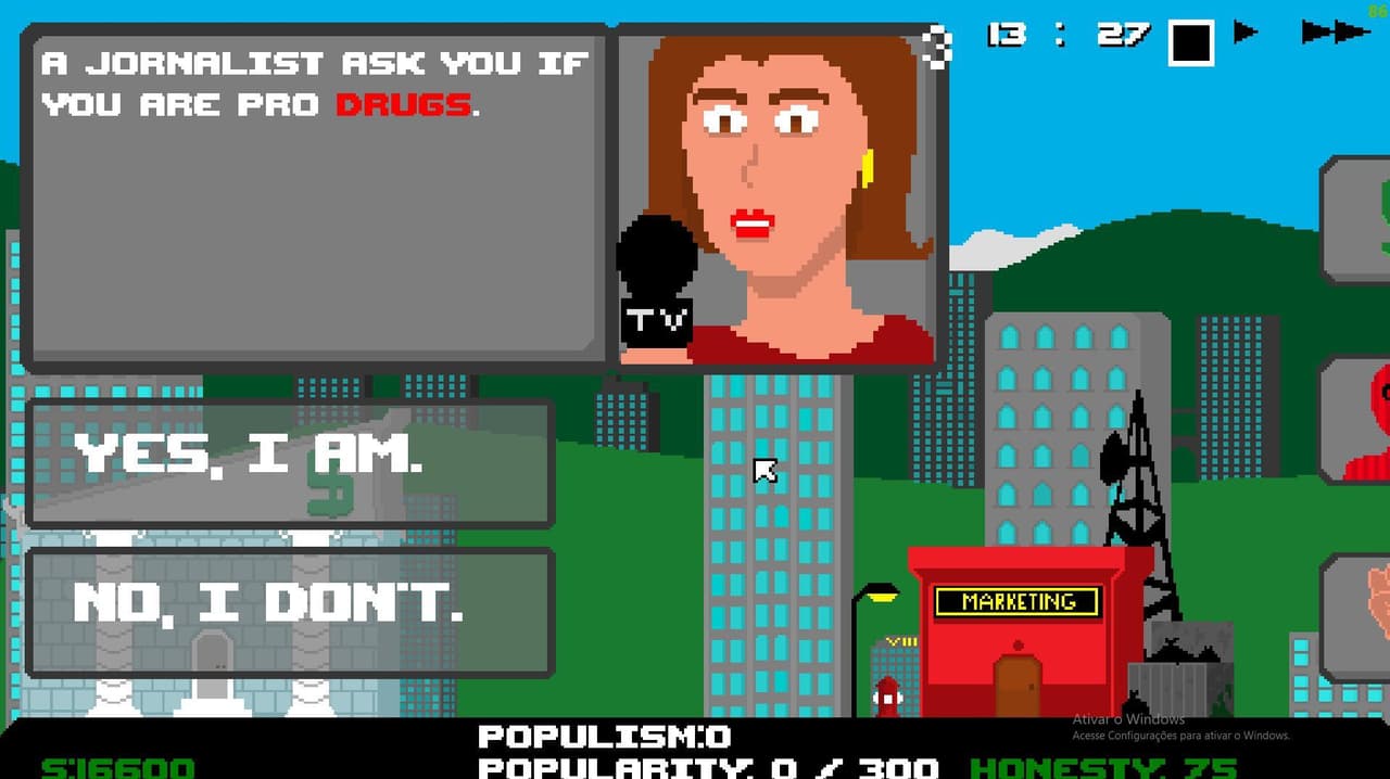 Win the election prototype screenshot 2
