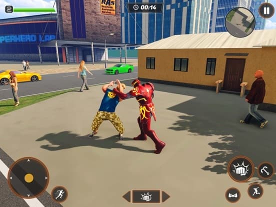 Iron Superhero war Real Heros