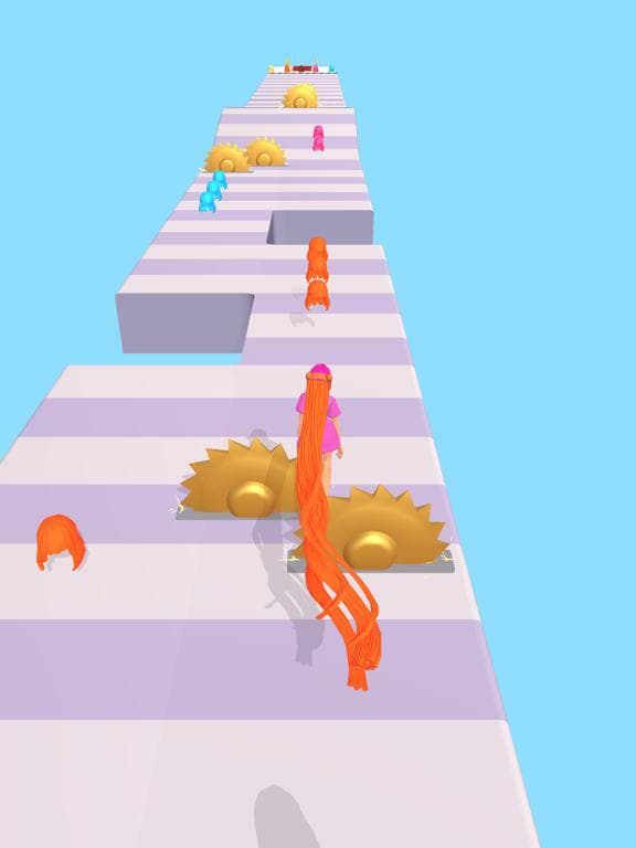 Hair Makeover 3D - High Race screenshot 2