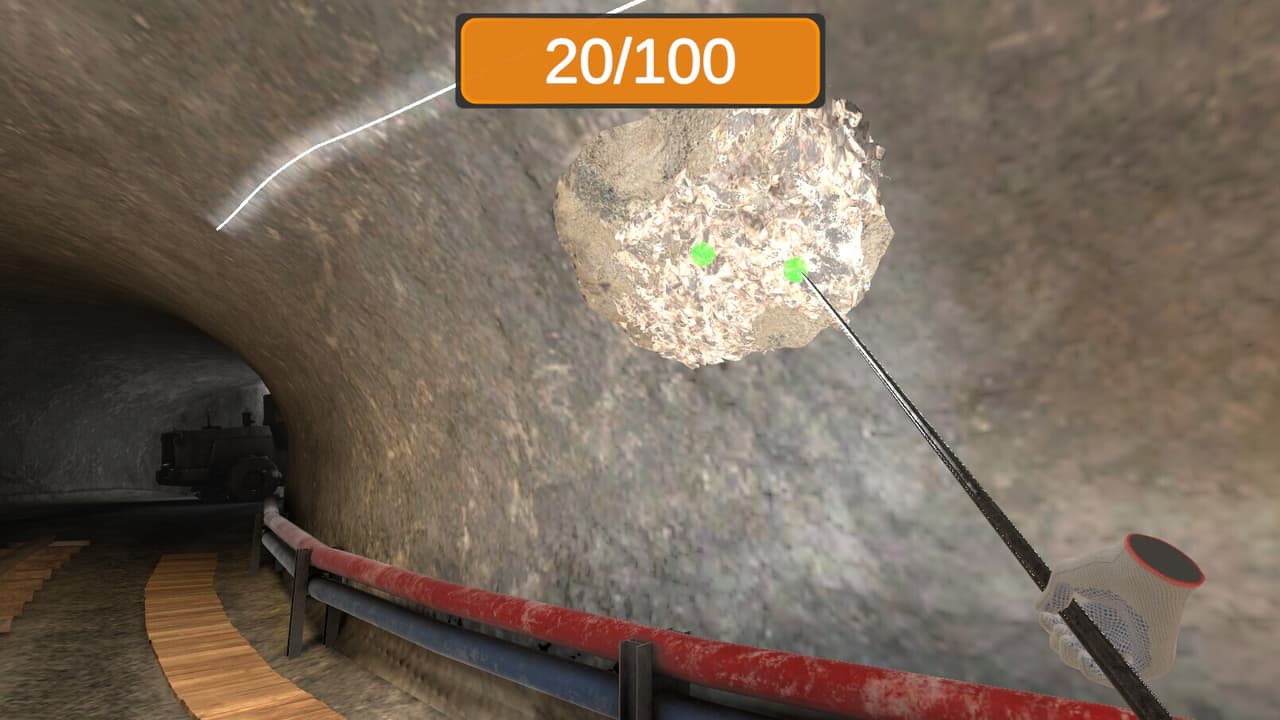 Underground roof fall hazard assessment VR Training screenshot 5