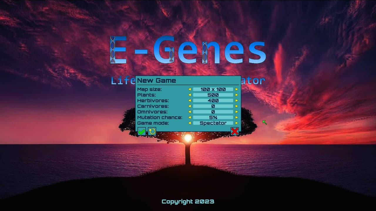 E-Genes - Life Evolution Simulator screenshot 3