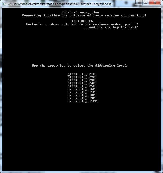 Potatoed Encryption screenshot 2
