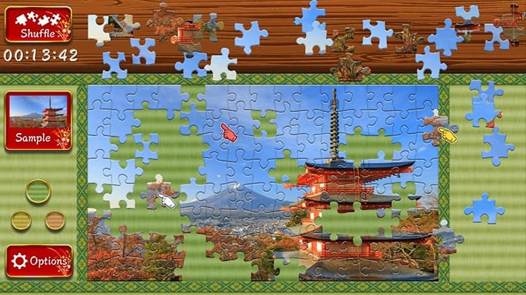 Animated Jigsaws: Beautiful Japanese Scenery screenshot 3