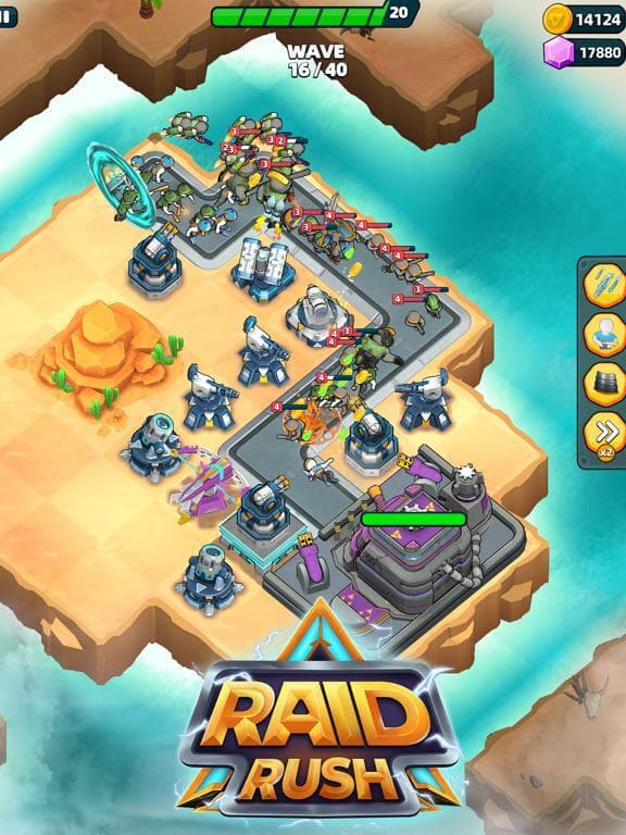 Raid Rush: Tower Defense TD screenshot 2