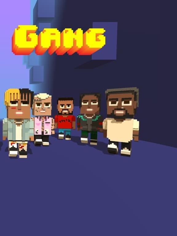 Blocky Gang Roller Jump screenshot 3