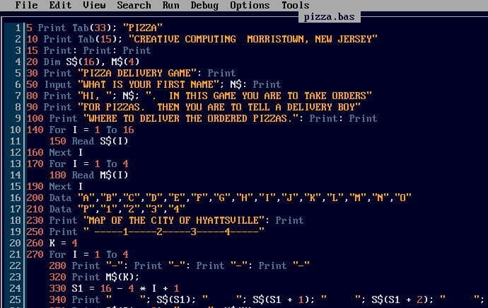 1970s BASIC Computer Games compiled for Linux