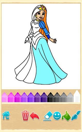 Princess Coloring Game screenshot 3