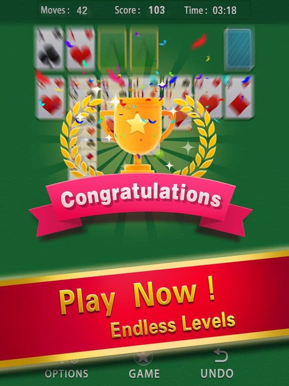 Hearts - Solitaire Line screenshot 2